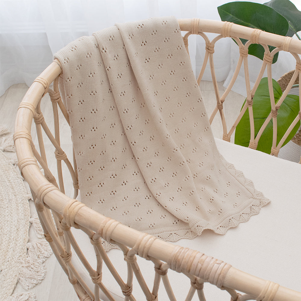 BAMBOO COTTON HEIRLOOM BLANKET