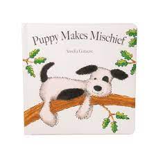 JELLYCAT ''PUPPY MAKES MISCHIEF'' BOOK