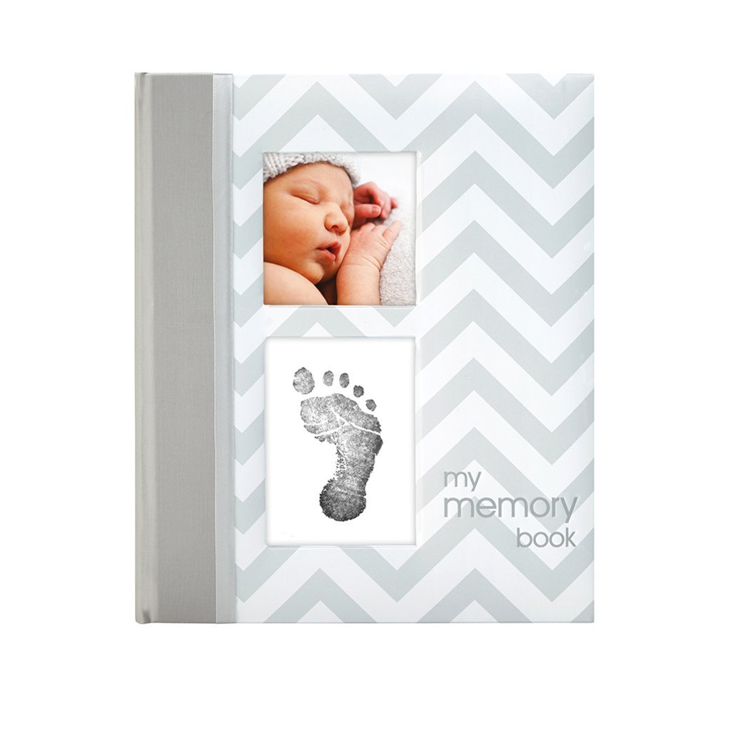 Chevron Baby Journal Grey