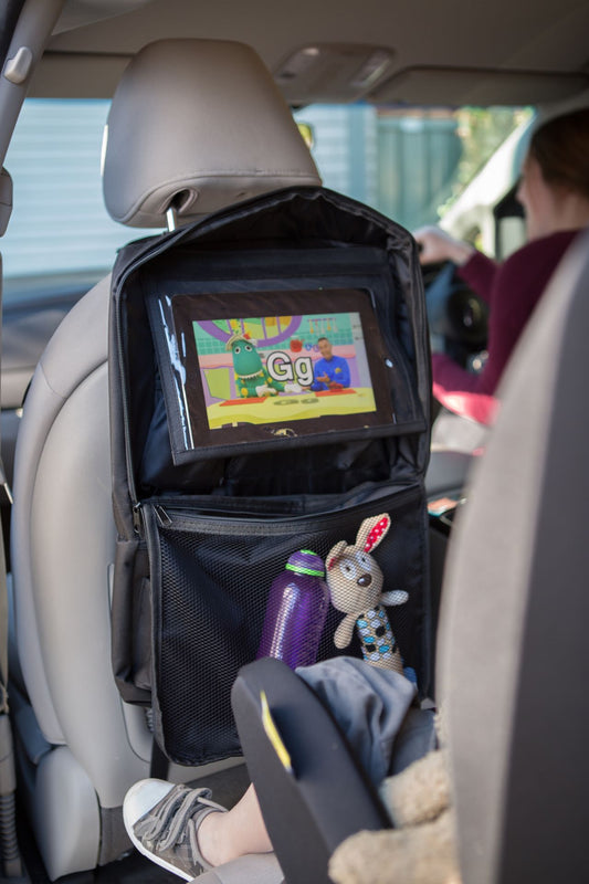 Zip up Back Seat Tablet/Ipad Organiser