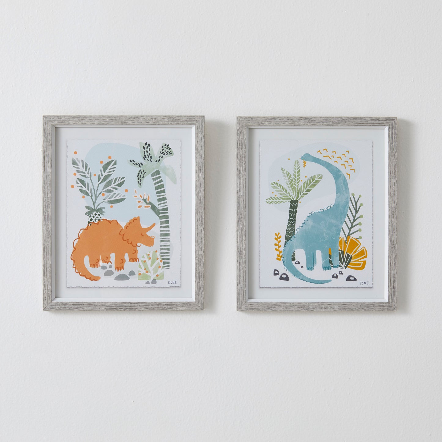 Dino Wall Art Set of 2