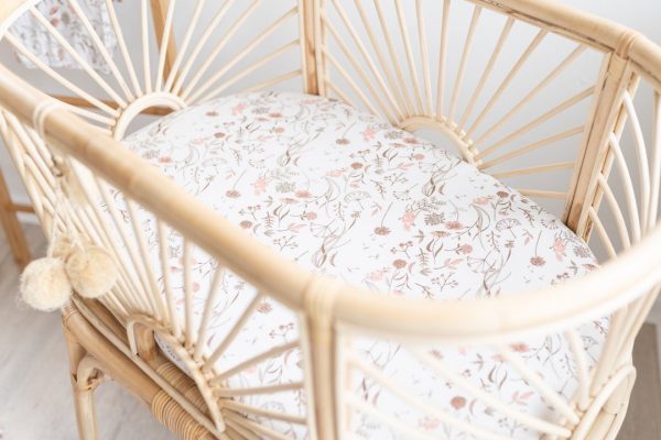 Luna Bamboo Jersey Bassinet Sheet