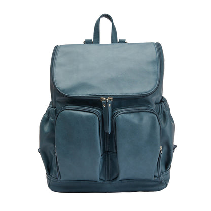 OiOi FAUX LEATHER NAPPY BACKPACK