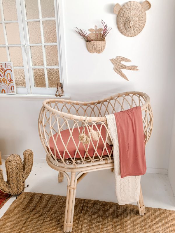 Luna Bamboo Jersey Bassinet Sheet