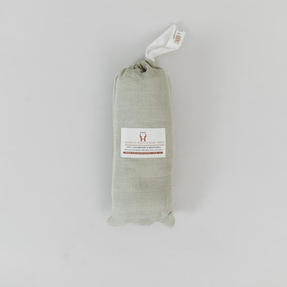 BABY SWADDLE WRAP ORGANIC BAMBOO MUSLIN