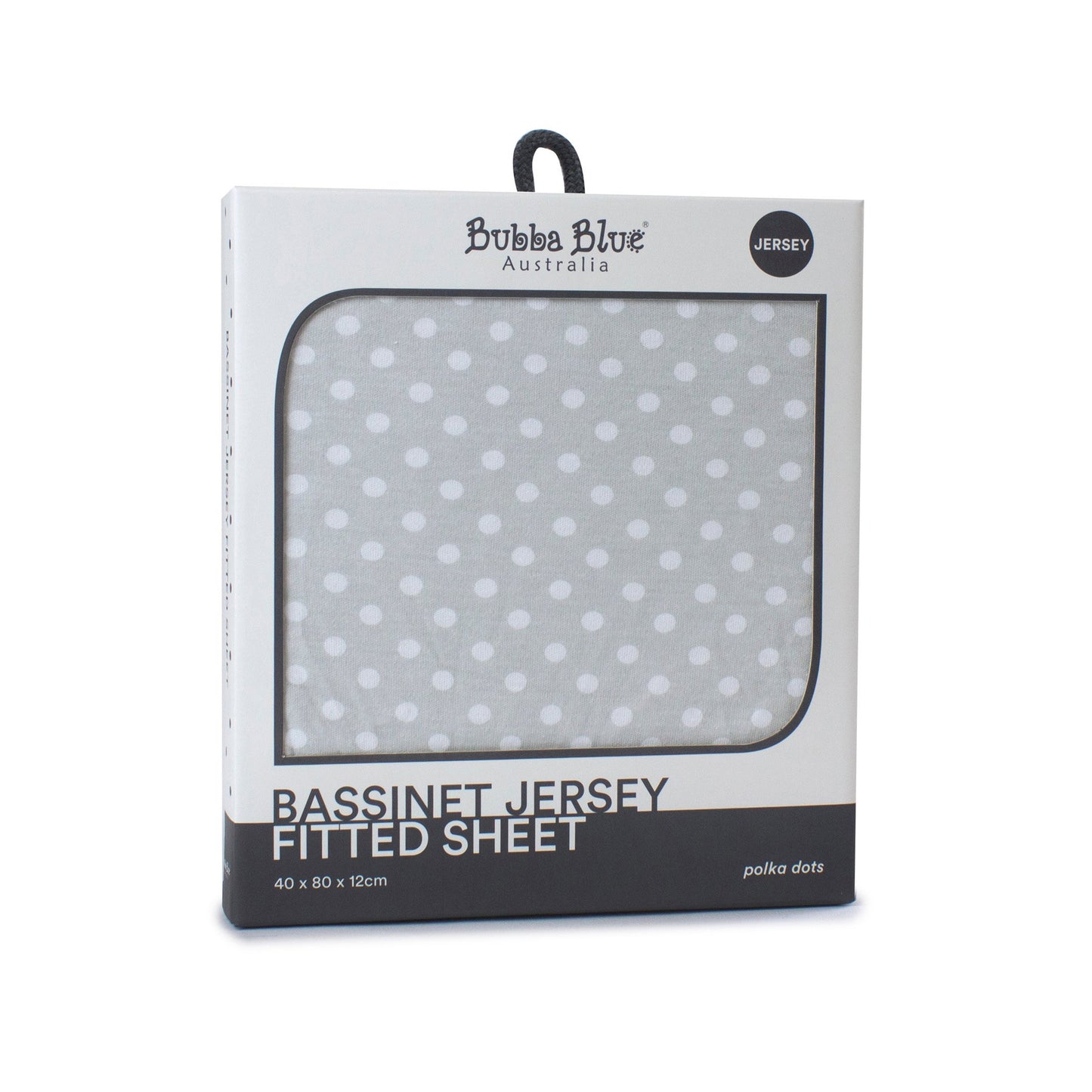 Polka Dot Jersey Bassinet Fitted Sheet